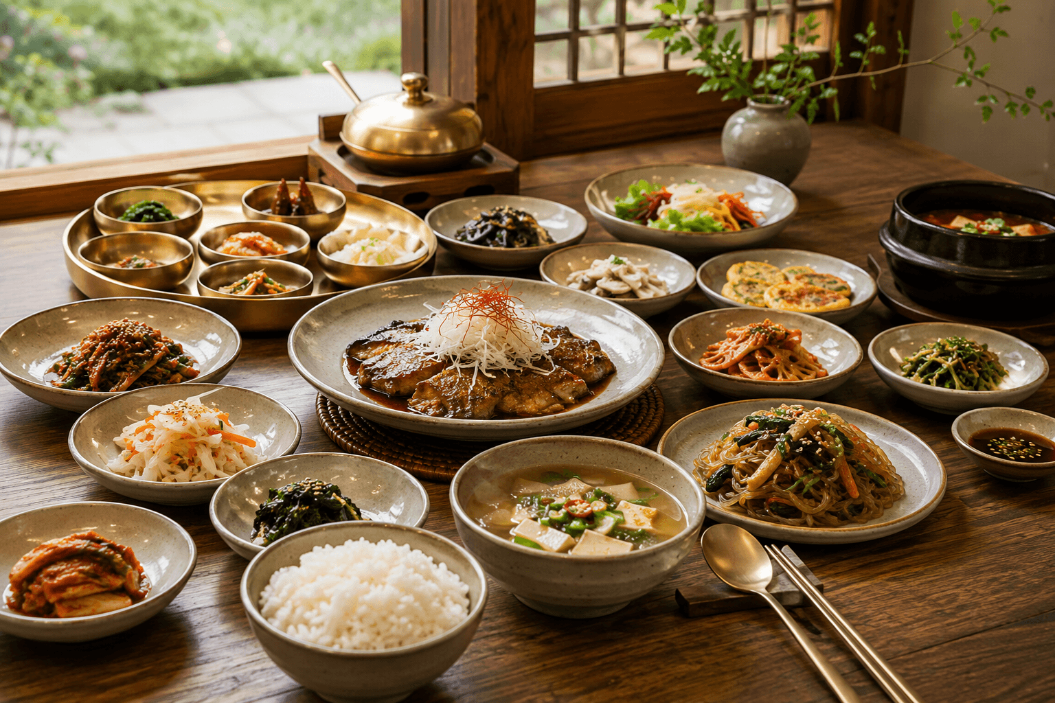 한정식 한상차림